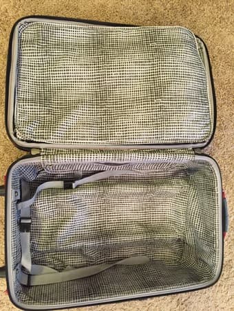 Red carry-on suitcase for sale 2