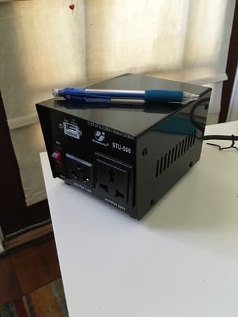 Step Up and Down Voltage Converter, AC 110/220 V, 500 Watt ($20) 1