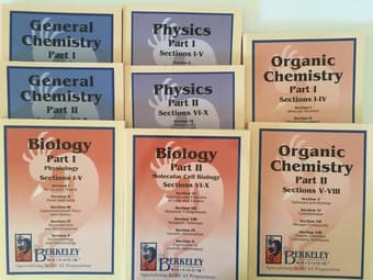 **NEW* CHEAP* ALL* the MCAT books: TPR, Berkeley Review, Kaplan 1