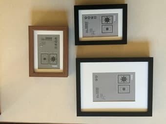 3 Photo Frames + Ledge @ $10 1