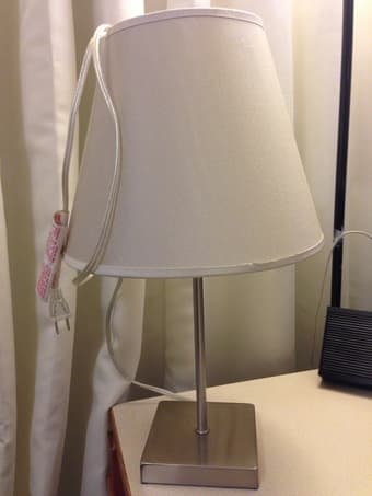 Bed lamp + 1 extra light bulb for $10 1