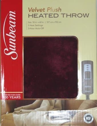 $20 for Sunbeam Heated Blanket with EasySet Controller ($50 in Amazon) 2