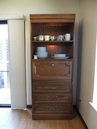 Kitchen Hutch/Secretary Desk  $70 1