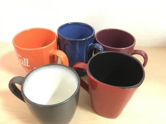 $5 for 5 coffee mugs 1