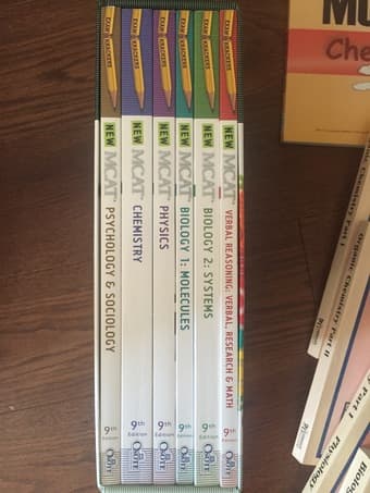 MCAT Books (EK and TBR) 1