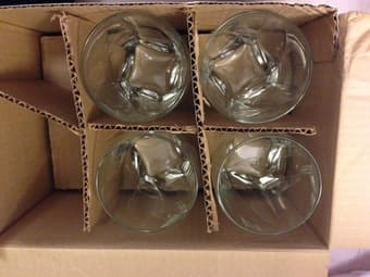 10 Libby glasses + 1 nerdy (beaker) drinking glass $6 1