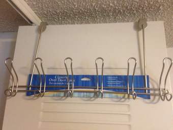 2 Over-the-Door racks + 1 Over-the-Door Mirror $12 1
