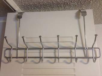 2 Over-the-Door racks + 1 Over-the-Door Mirror $12 2