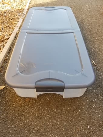 Under bed storage bin 1