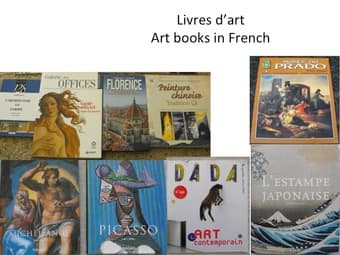 Art Books in French and English 1