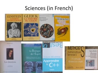 Science, Finance, Economy, History... in French and English 3