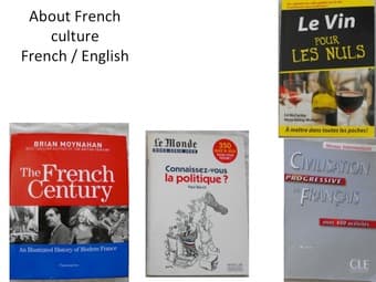 French Language and French culture 1