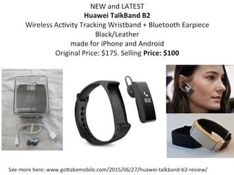 Huawei TalkBand, Camera, Cardio Tech 1