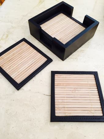 Bamboo Coasters (4) - $10 OBO 1