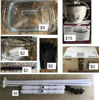 Rice cooker, garment rack, cook ware 1