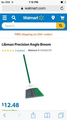Broom!!! $2.99 1