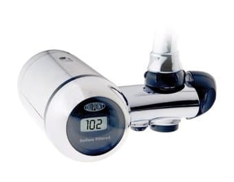 Faucet water filter, sleek chrome - $25 1