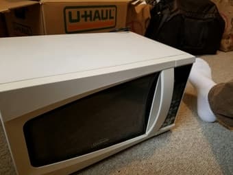 Microwave - white color - $50 2