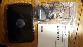 Netgear router - $20.  Also selling cord organizers, etc 1