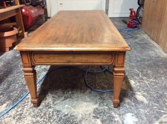 Refinished coffee table $45 1