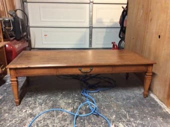 Refinished coffee table $45 3