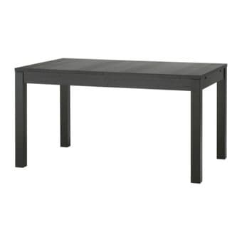 $150 -- IKEA BJURSTA Extendable table, brown-black 1