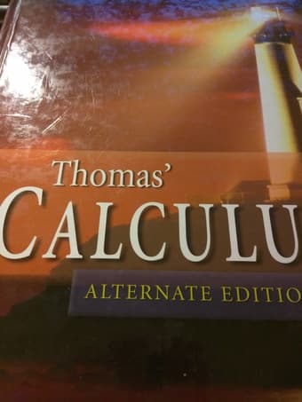 Thomas calculus alternative edition 1