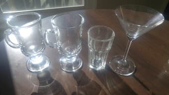 Random Glassware for sale - $1 each 1