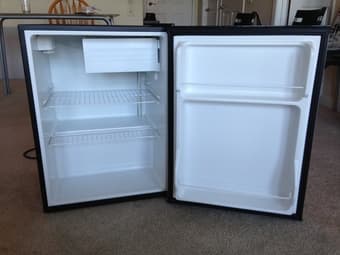 Selling Minifridge: Compact Refrigerator & Freezer Black/Silver 3