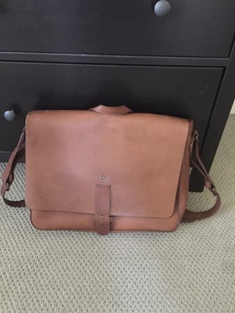 Leather Messenger Bag - $100 or best offer 1