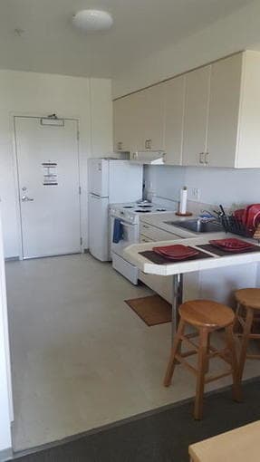EV studio on campus - $1415/month (~$354/week) 2
