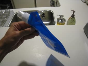 Flexible collapsible water bottle 3