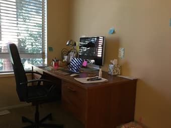 Moving Sale- Floor Lamps, Study Table, Chair & more (sunnyvale) 1