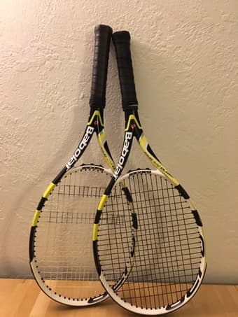 Tennis racquets and bag 1
