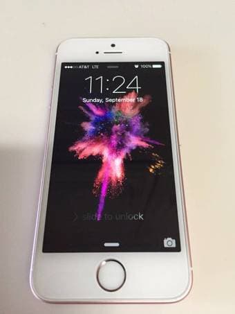 iPhone 5SE, UNLOCKED 16GB, Rose Gold, Like New 1
