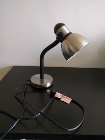 Reading lamp and atmosphere lamp, $5 each 1