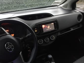 For sale - black 2015 Toyota Yaris LE in great condition $11500 1