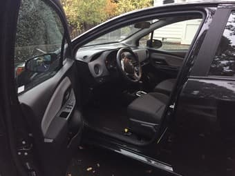 For sale - black 2015 Toyota Yaris LE in great condition $11500 2