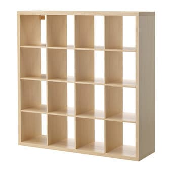 KALLAX Shelf unit, birch effect (like new $65) 1
