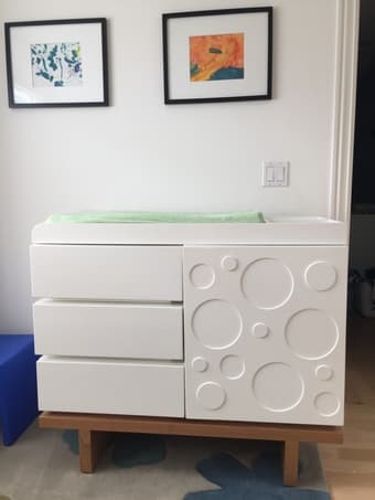 FS: Nurseryworks Aerial Crib & Changing Table 2
