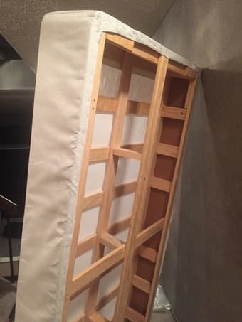 2 Twin Matressess like New: $20 + Bed Foundation: $10 2