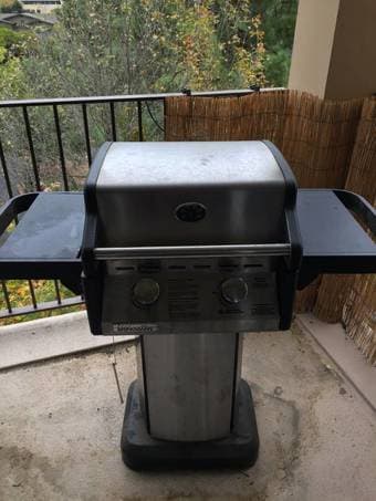 Propane grill with tank: $100 1