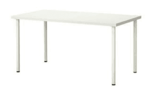 White ikea table $75 OBO 1