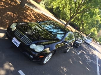 Mercedes c230 sportcoupe, 85.000 miles, manual transmission, $5000 1