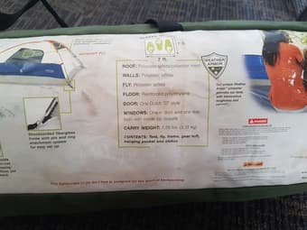 Sell tent for 3 pers. Ideal backpacking. $50 2