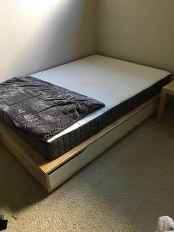 Twin bed with mattress, excellent condition - $400 1