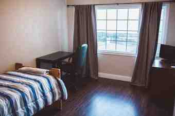 Furnished Room w/ Private Bath & Balcony Access in Co-Ed House 1