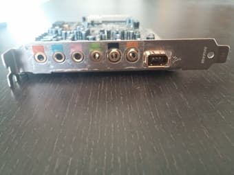 Creative Sound Blaster Audigy 2 ZS sound-card with fire-wire - $5 2