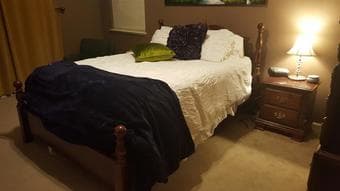 MUST SELL BY WED-- Beautiful three piece Cherrywood bedroom suite 1
