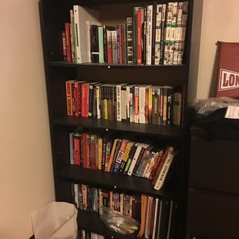 Desk, office chair, two small drawers, bookcase ... all for $50 2